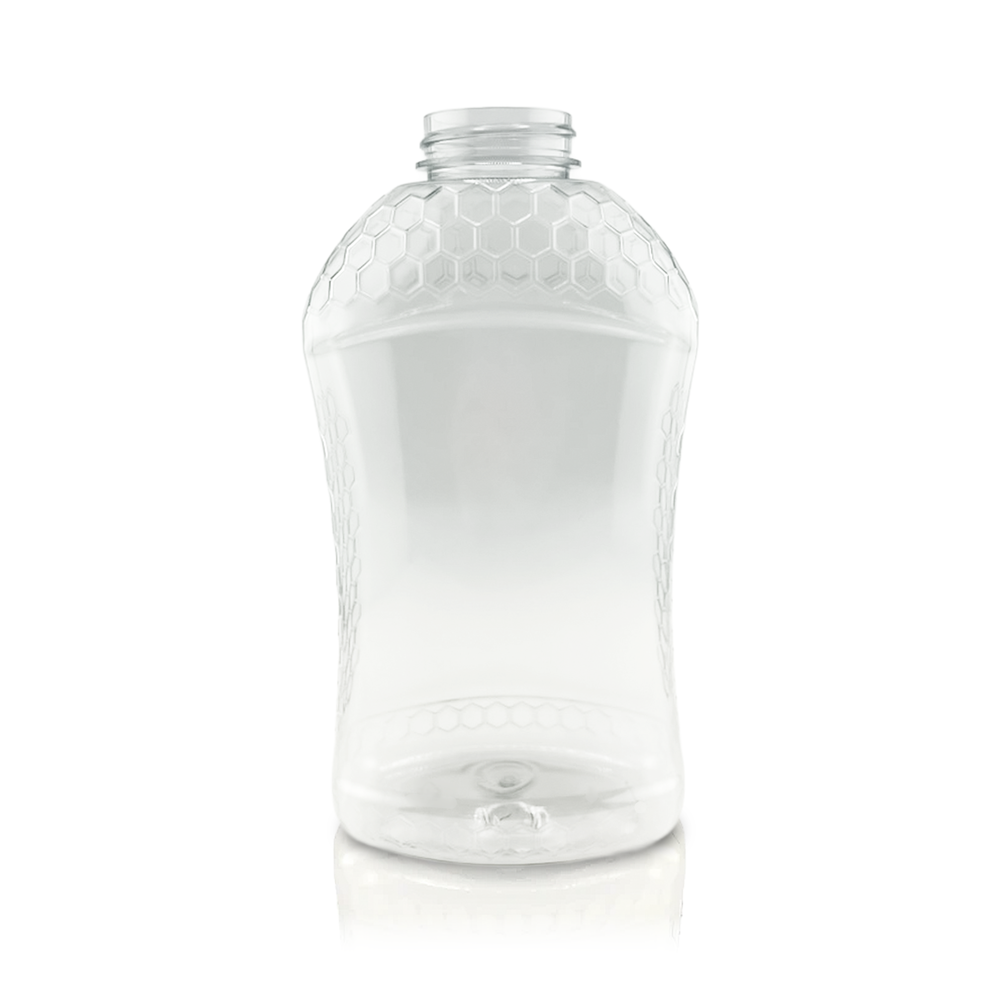 32 oz. wt. Hex-Embossed Hourglass (case of 159/no caps) [HEHG-32]