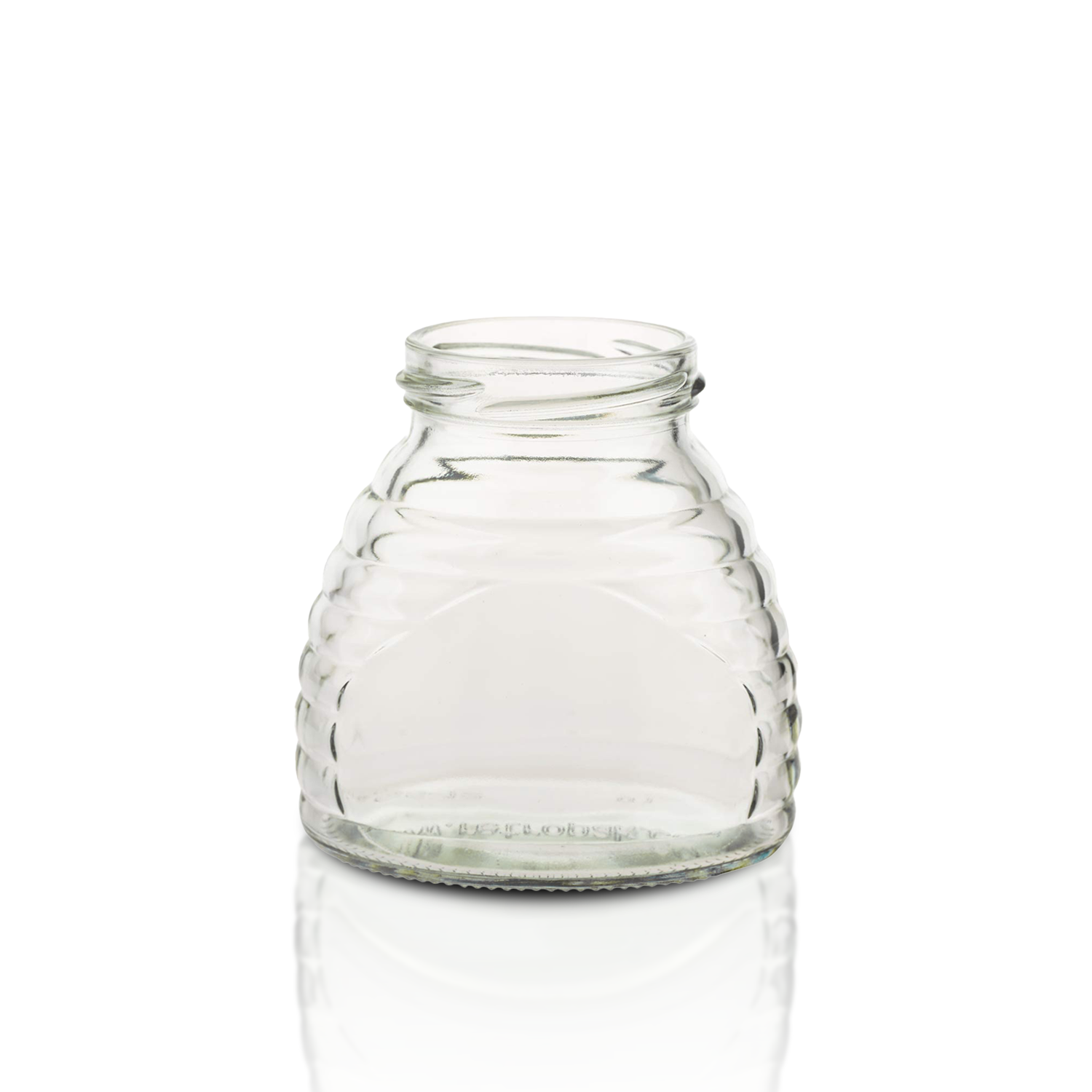 3 oz. wt. Glass Skep (hive) Jars Pallet of 210 cases of 24/NO Caps