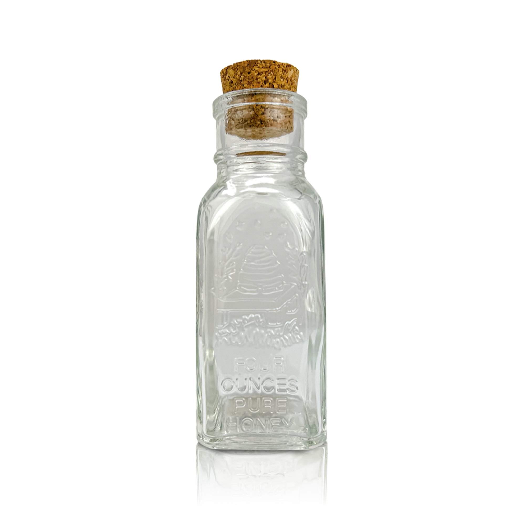 とっくん　Mobil Upperlube 4oz ガラスボトル ペガサス 4 oz. Muth Jars w/Corks (case of 36) – Blue Sky Bee Supply