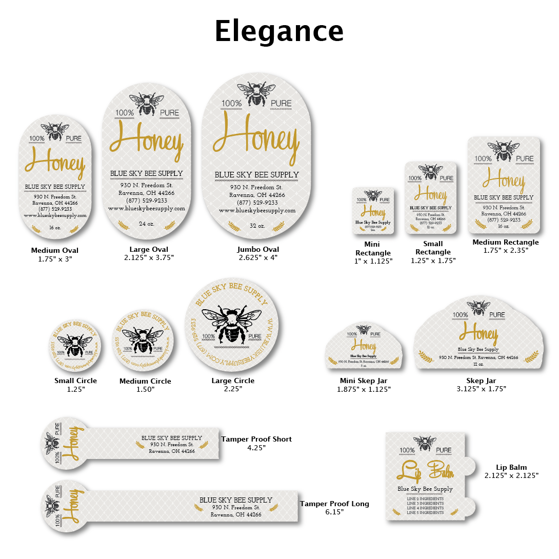 Elegance - Customizable Label Design