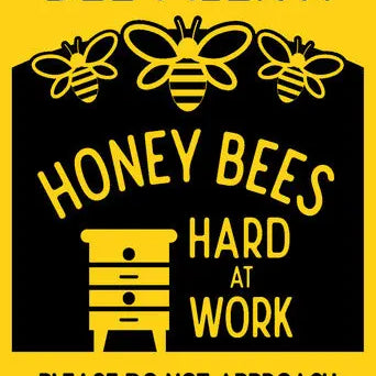 Bee Alert Sign Blue Sky Bee Supply