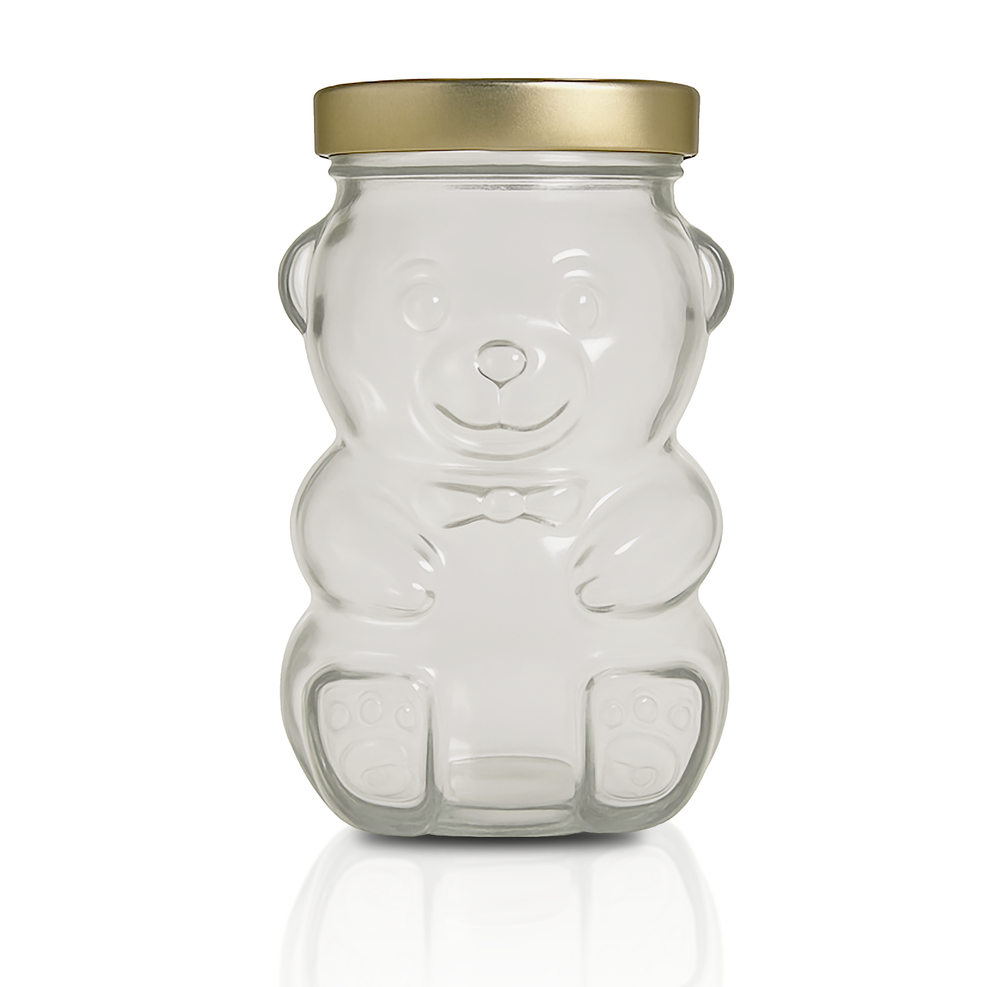 12 oz. wt. Glass Bears (265 ml) (12 ct case w/58mm LUG lids) [GB-12]