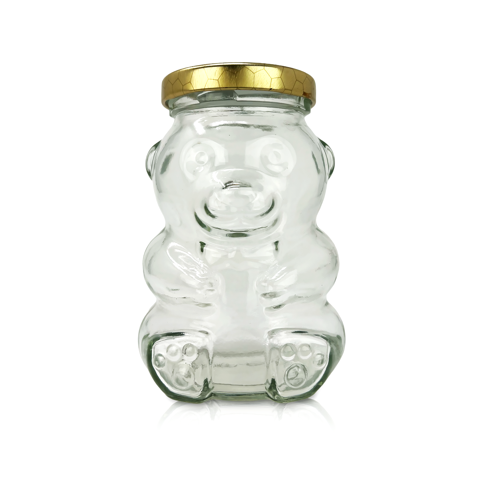 12 oz. wt. Glass Bears (265 ml) (12 ct case w/58mm LUG lids) [GB-12]