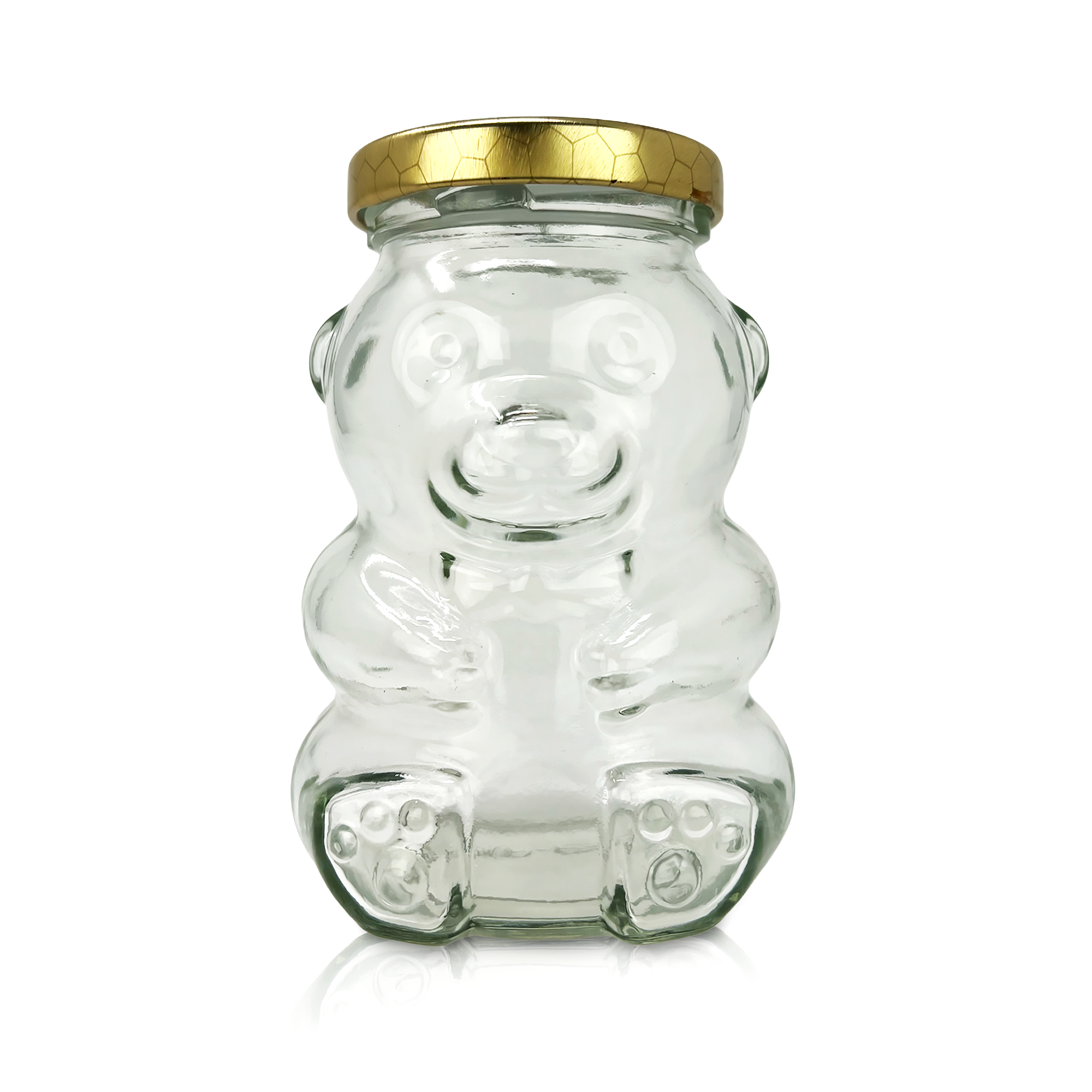 12 oz. wt. Glass Bears (265 ml) (12 ct case w/58mm LUG lids) [GB-12]