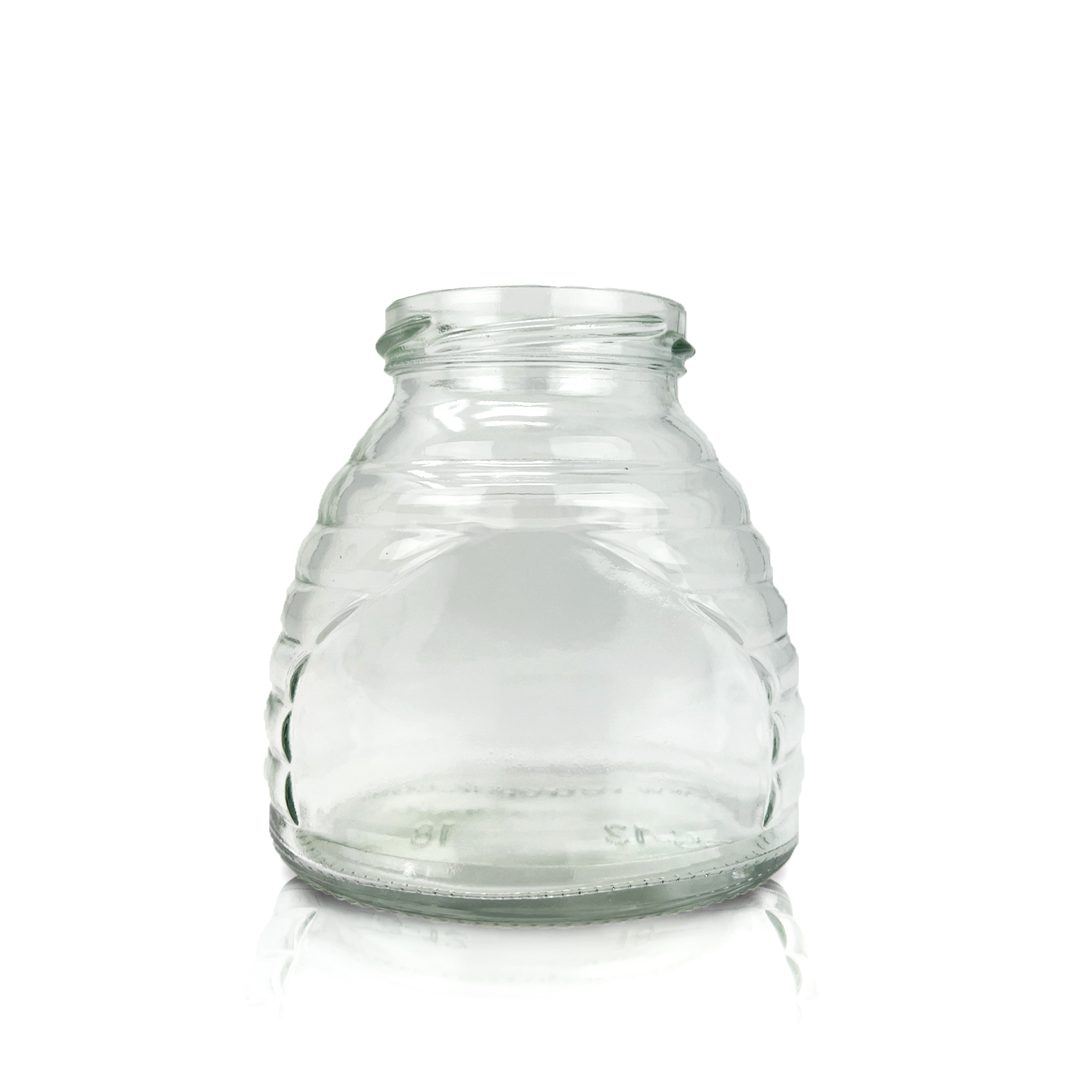 12 oz. wt. Glass Skep (hive) Jars Pallet of 130 cases of 12/NO Caps