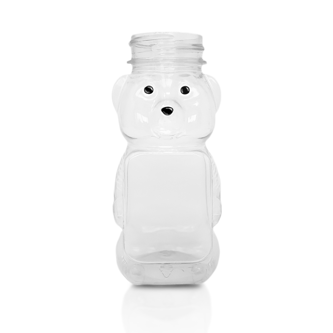 8 oz. wt. Plastic Panel Bears (case of 525/no caps) [PBR-8]