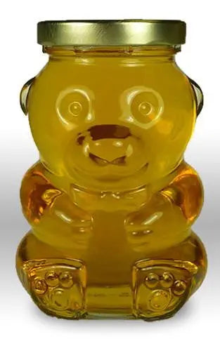 12 oz. wt. Glass Bears (265 ml) (12 ct case w/58mm LUG lids) [GB-12] Blue Sky Bee Supply
