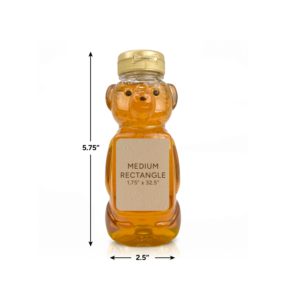 16 oz. wt. Plastic Panel BEARS (case of 50) [PBR-16]