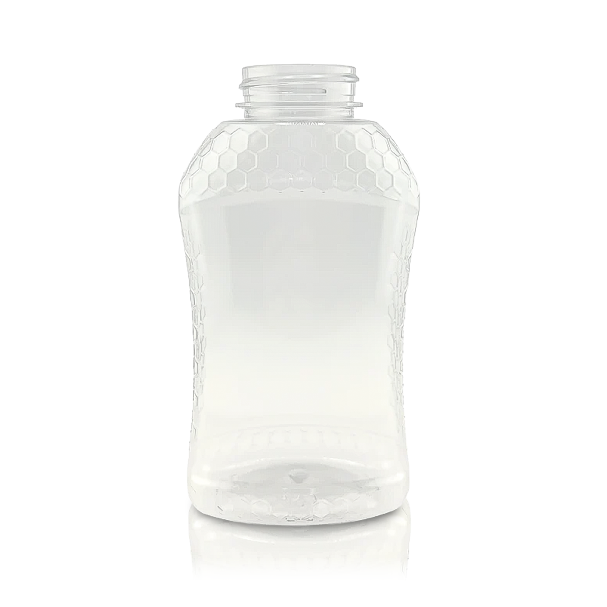 16 oz. wt. Hex-Embossed Hourglass (case of 290/no caps) [HEHG-16]