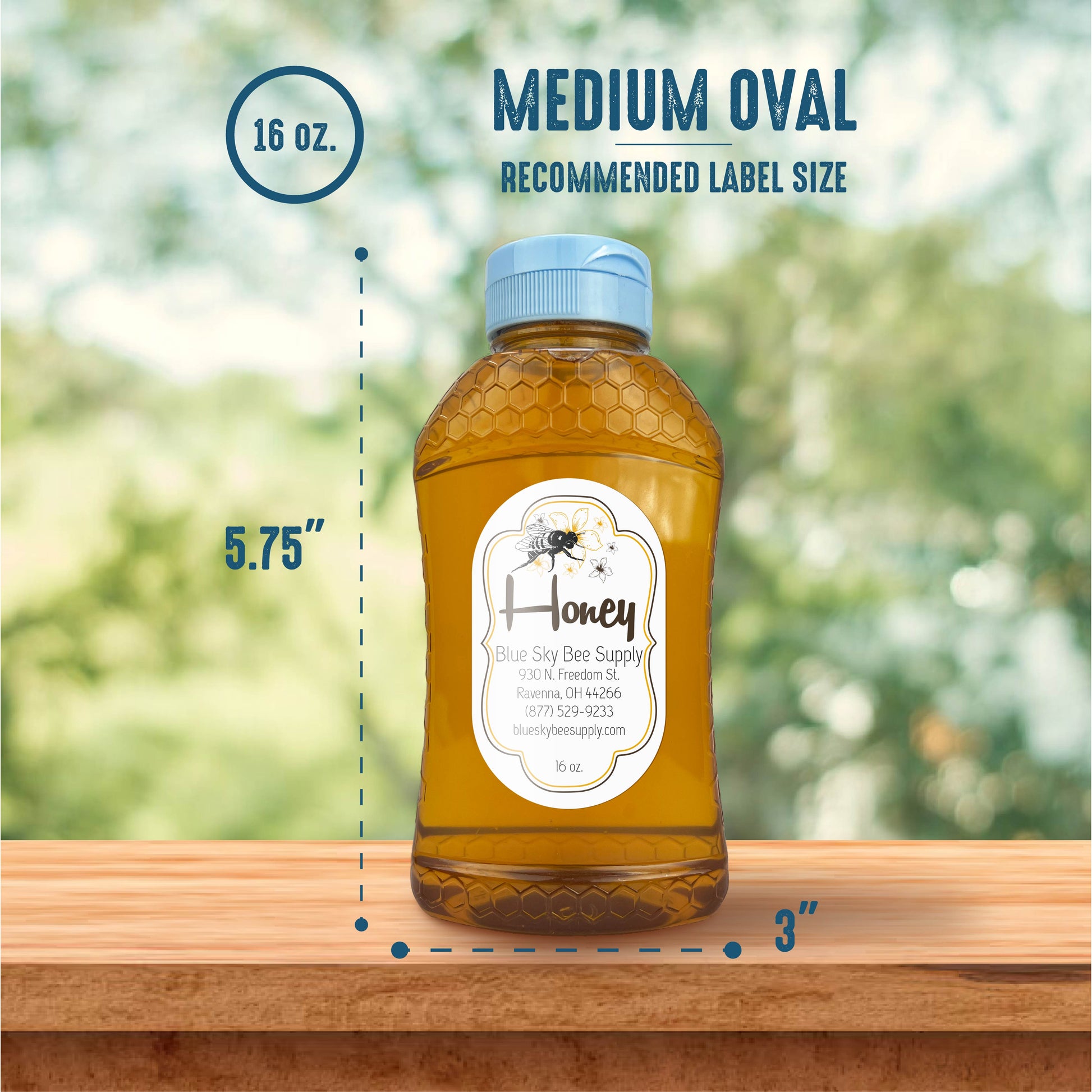 16 oz. wt. Hex-Embossed Hourglass (case of 290/no caps) [HEHG-16]