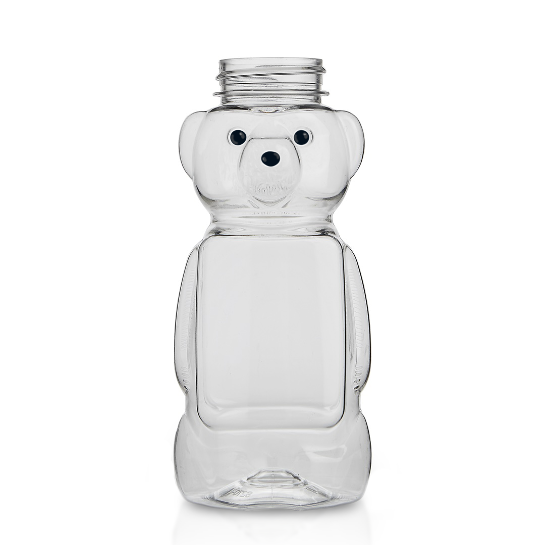 16 oz. wt. Plastic Panel Bears (case of 200/no caps) [PBR-16]