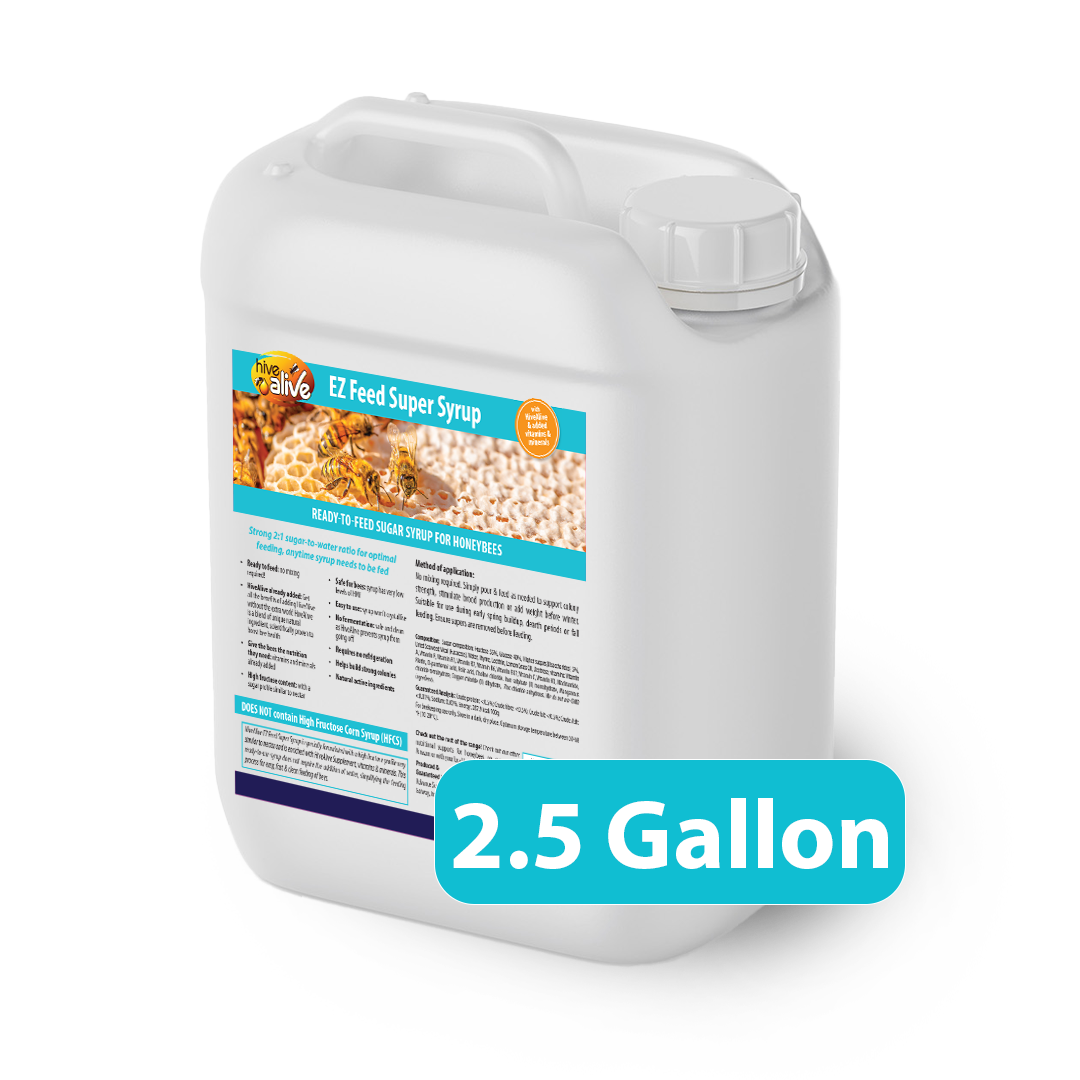 Hive Alive Super Syrup Jerry Can - 2.5 gallon