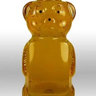 24 oz. wt. Plastic Panel Bear (case of 195/no caps) [PBR-24] Blue Sky Bee Supply