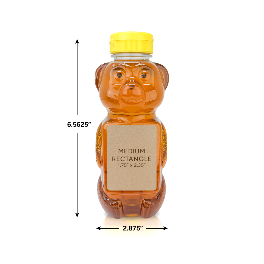 24 oz. wt. Plastic Panel Bear (case of 50) [PBR-24]