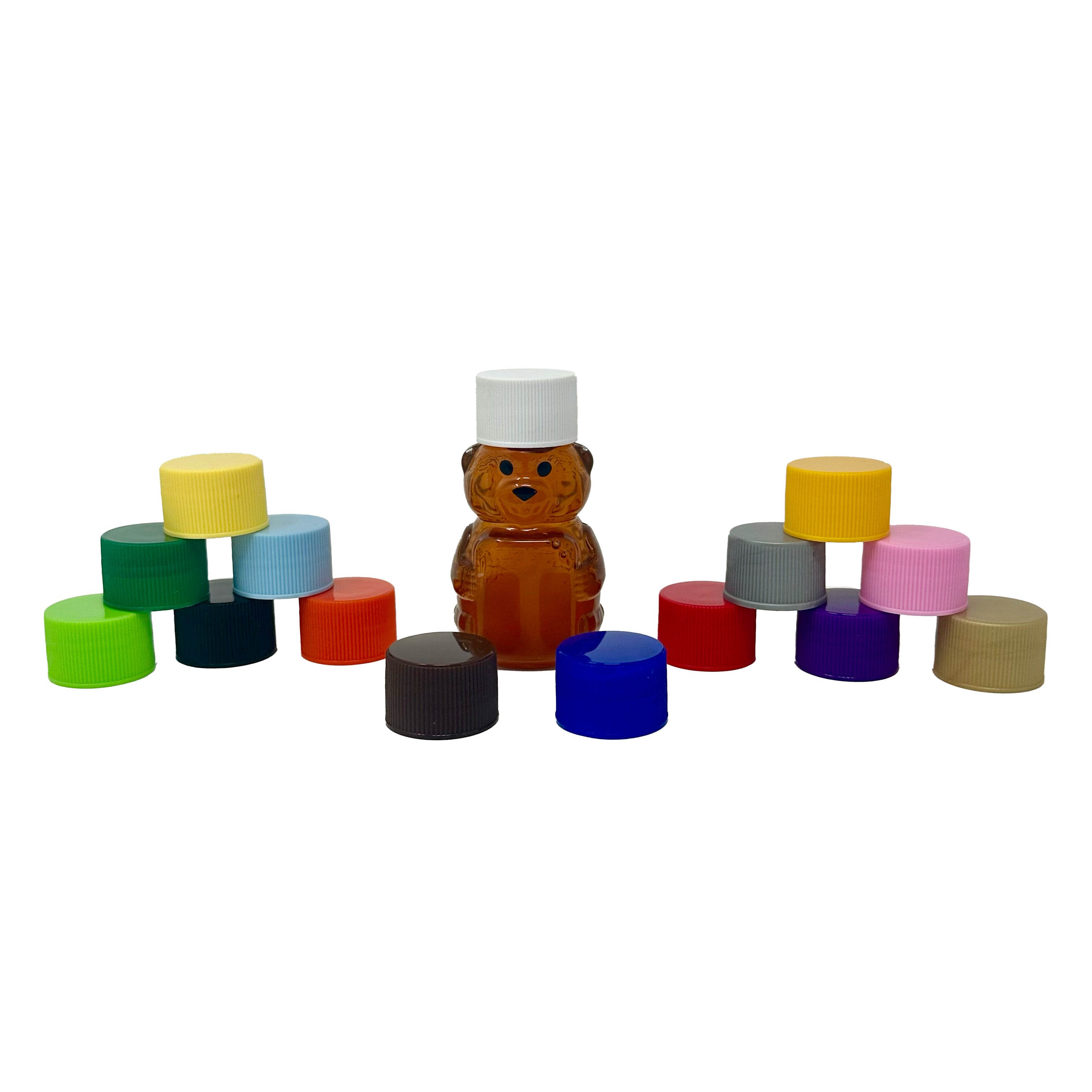 2 oz. wt. Plastic Bears (case of 160 or 800 w/Caps) [PBR-2]