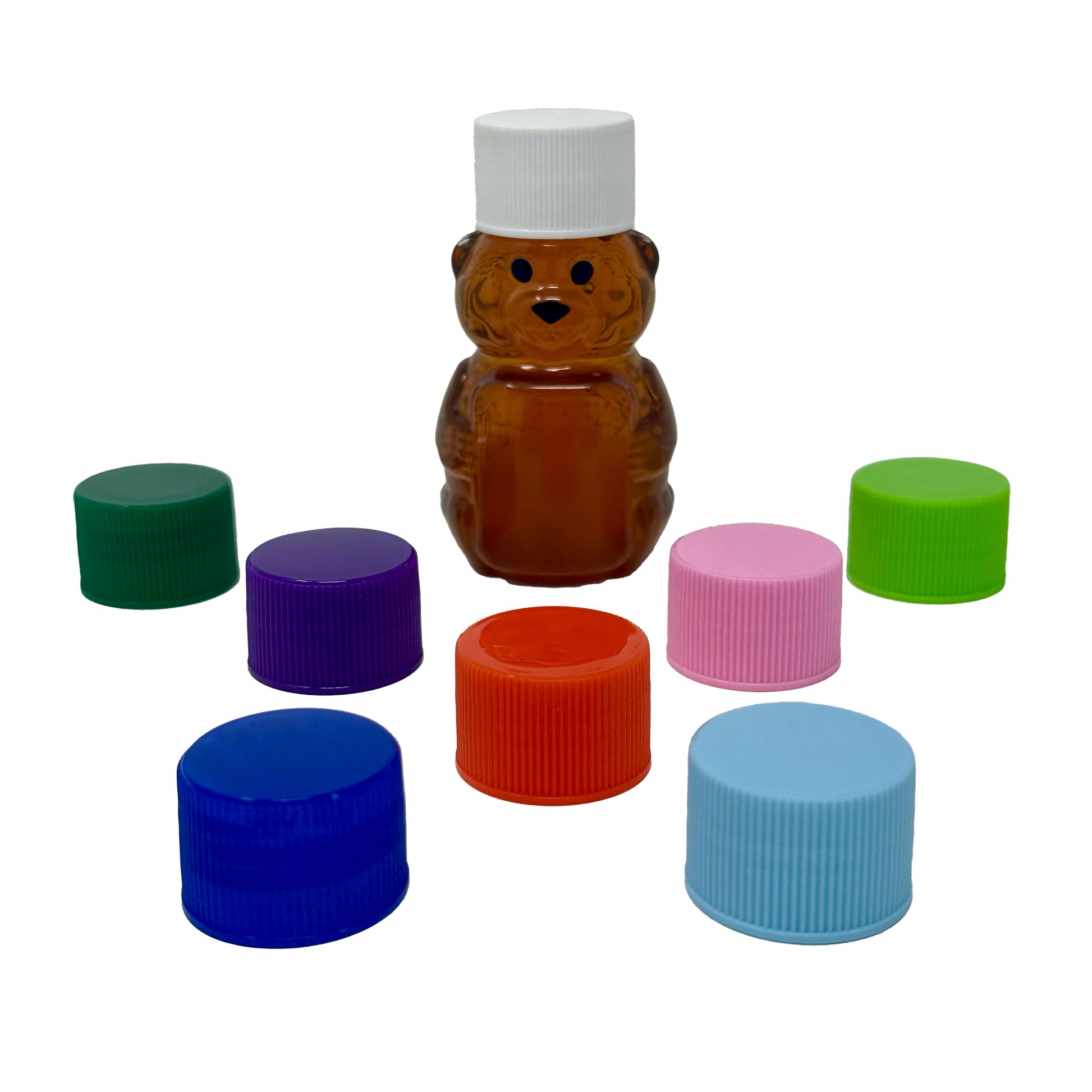 2 oz. wt. Plastic Bears (case of 160 or 800 w/Caps) [PBR-2]