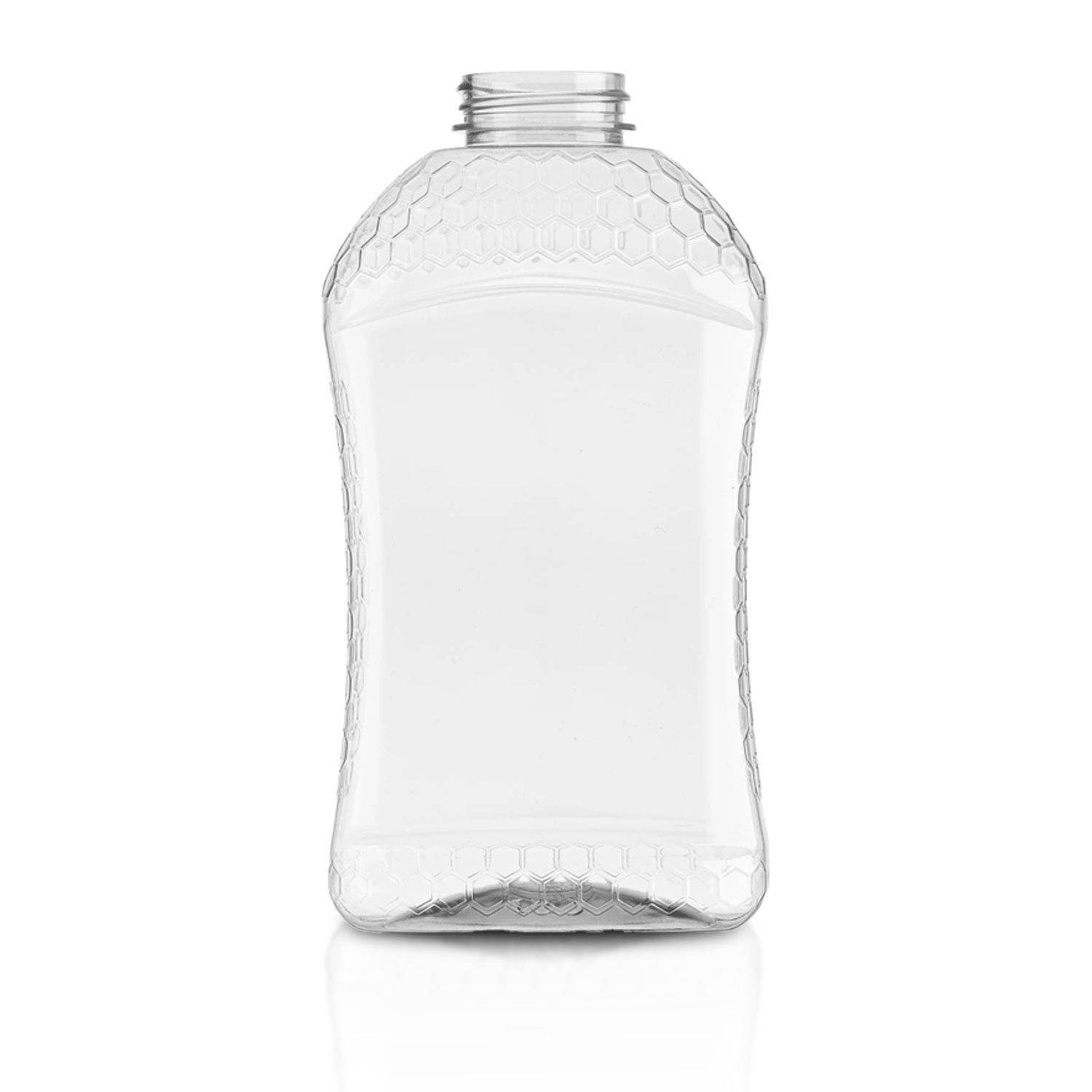 32 oz. wt. Hex-Embossed Hourglass (case of 159/no caps) [HEHG-32]