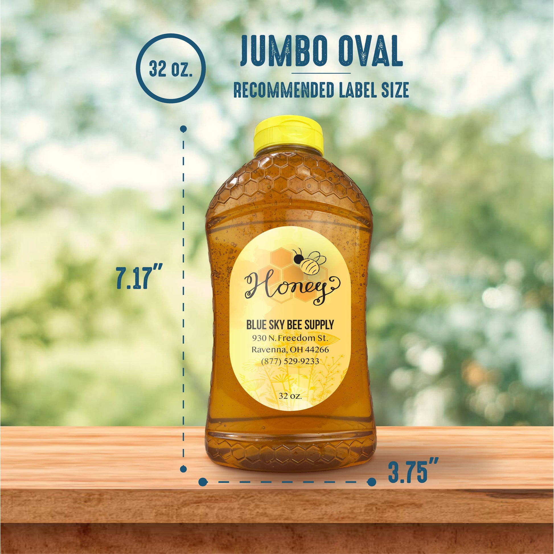 32 oz. wt. Hex-Embossed Hourglass (case of 159/no caps) [HEHG-32]