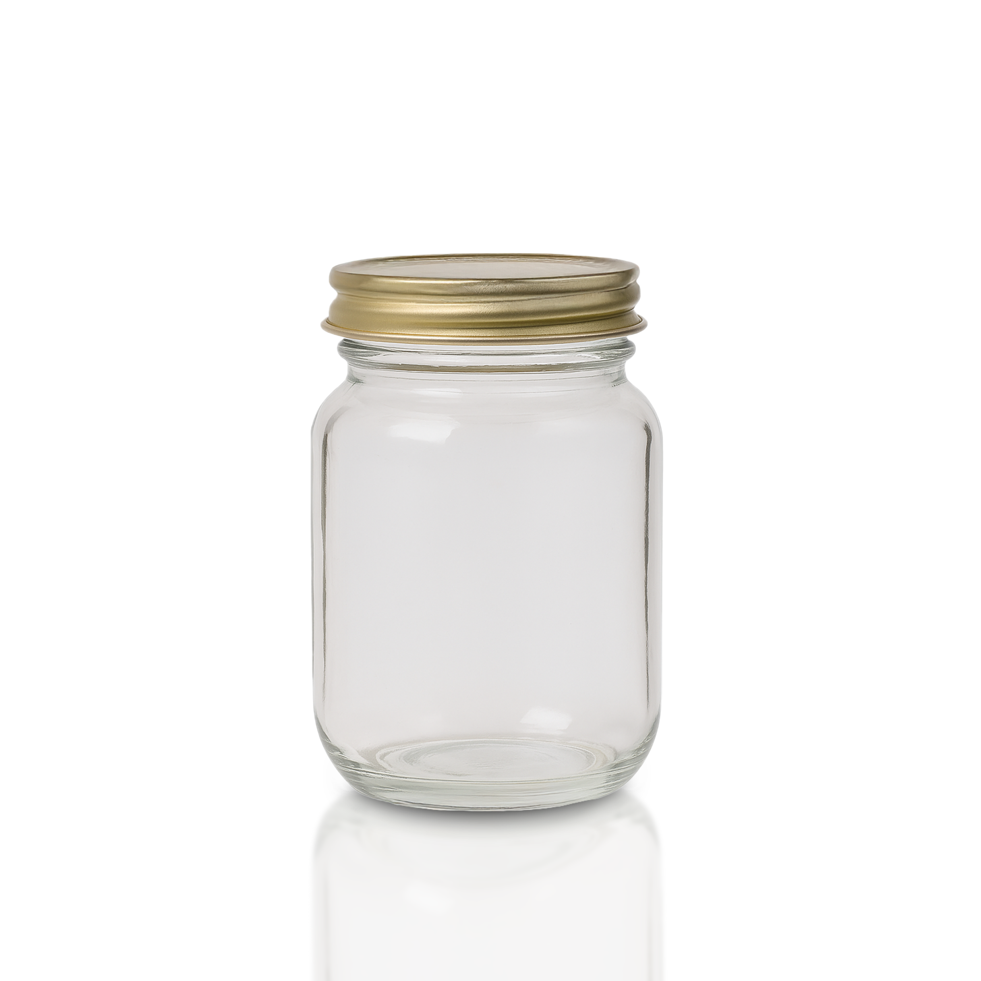 Glass Mini Mason Jars - 3 oz. wt. (24 ct case w/38mm lids) [MM-2]