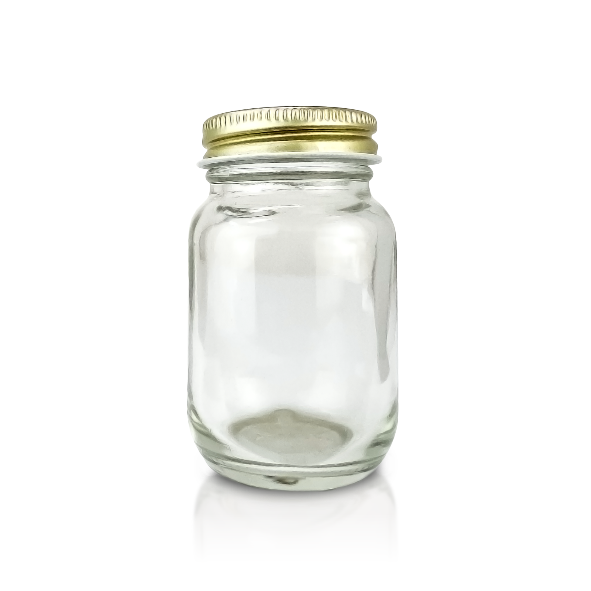 Glass Mini Mason Jars - 3 oz. wt. (24 ct case w/38mm lids) [MM-2]