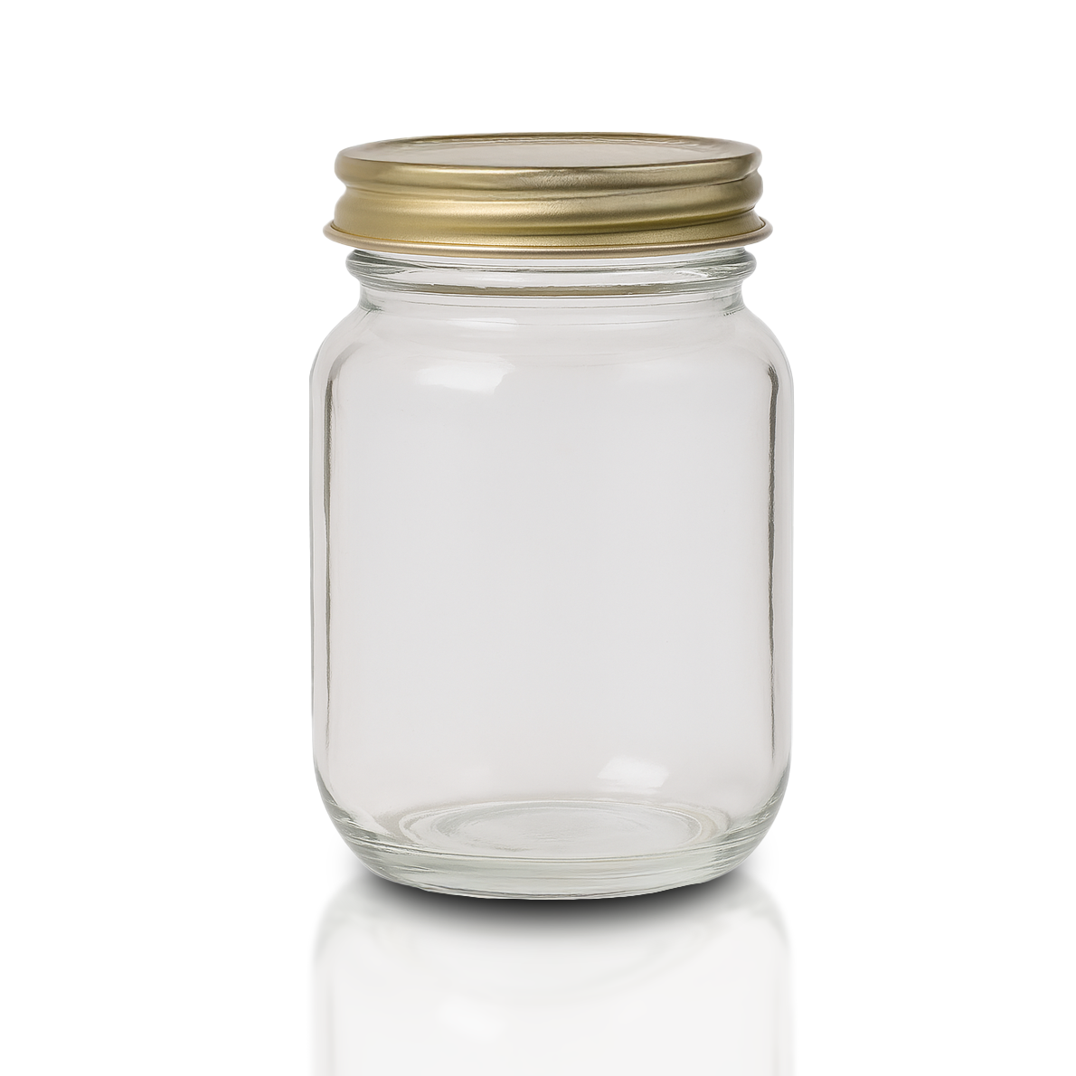 Glass Mini Mason Jars - 3 oz. wt. (24 ct case w/38mm lids) [MM-2]