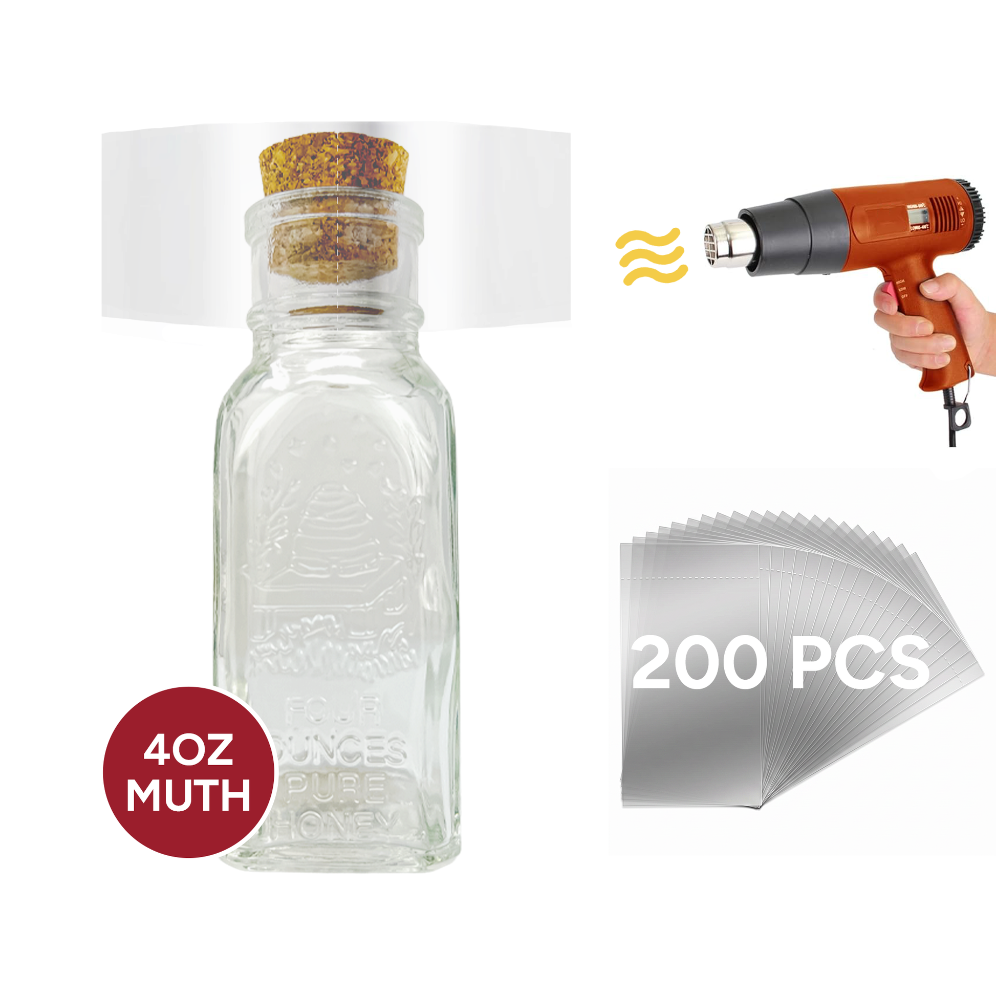 4 oz. Muth Shrink Bands (pack of 200) [A04MJ]
