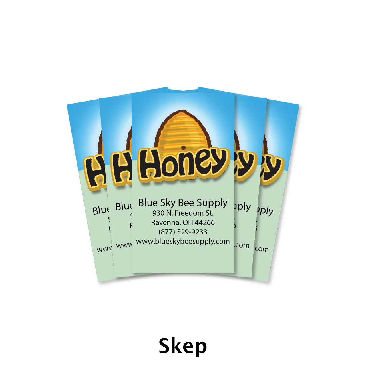 Business Cards [BUSCRDS] Blue Sky Bee Supply