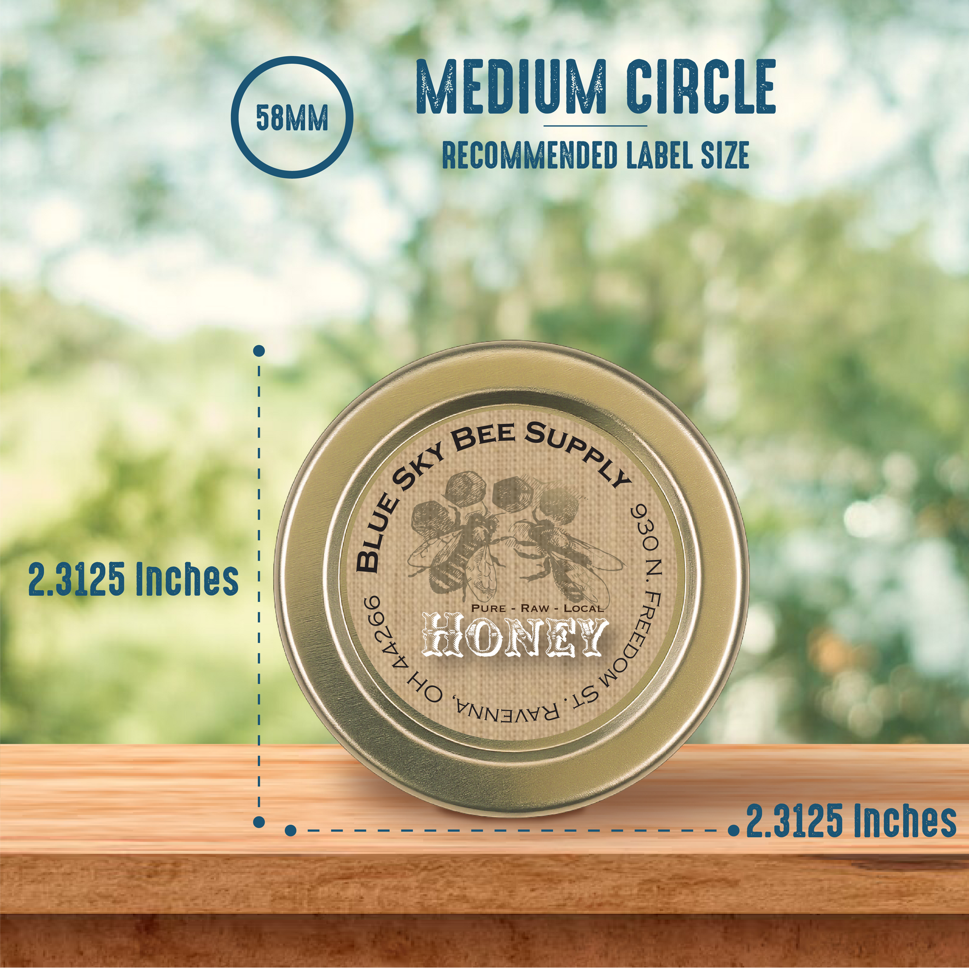6 fluid oz. (190 ml) Glass Hex (12/case w/58mm LUG lids) [HEX06]