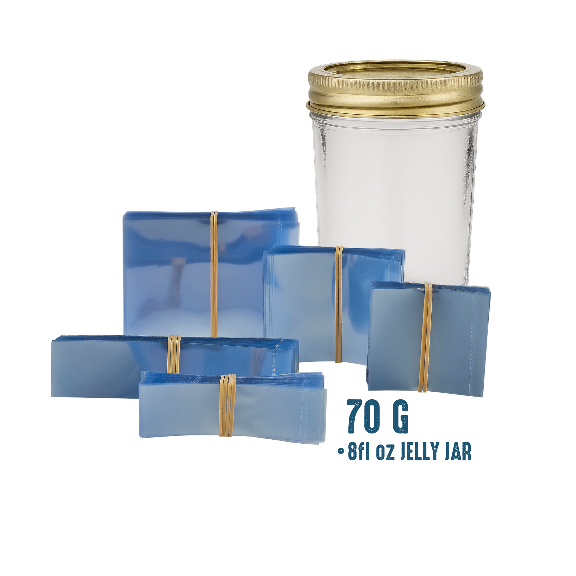 70G Shrink Bands (clear) pack of 200 [SB-70]