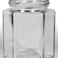 9 fluid oz. (270 ml) Glass Hex (12/case w/63mm LUG lids) [HEX09] Blue Sky Bee Supply