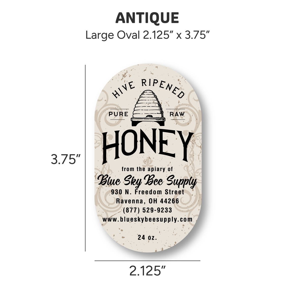 Antique - Customizable Label Design