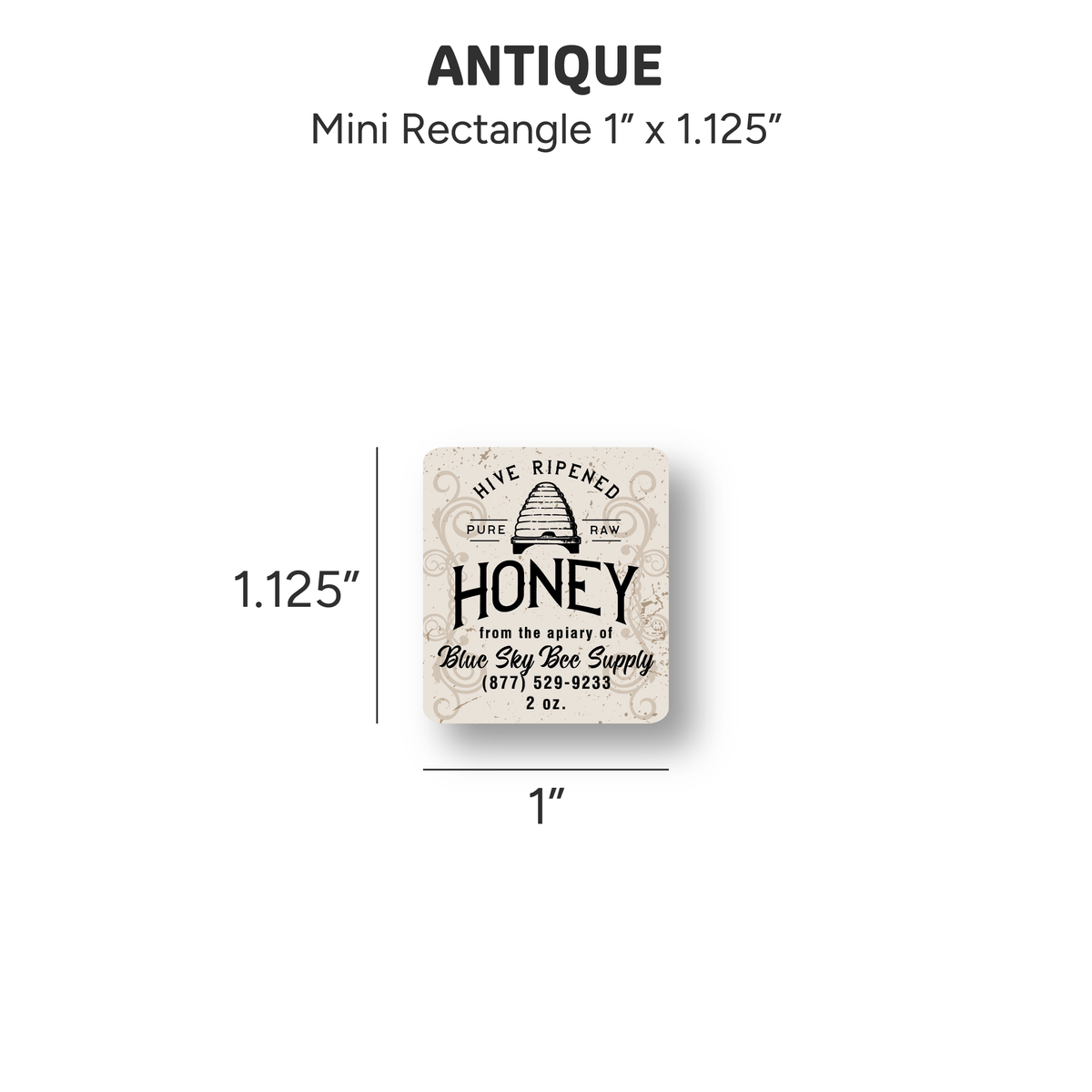 Antique - Customizable Label Design