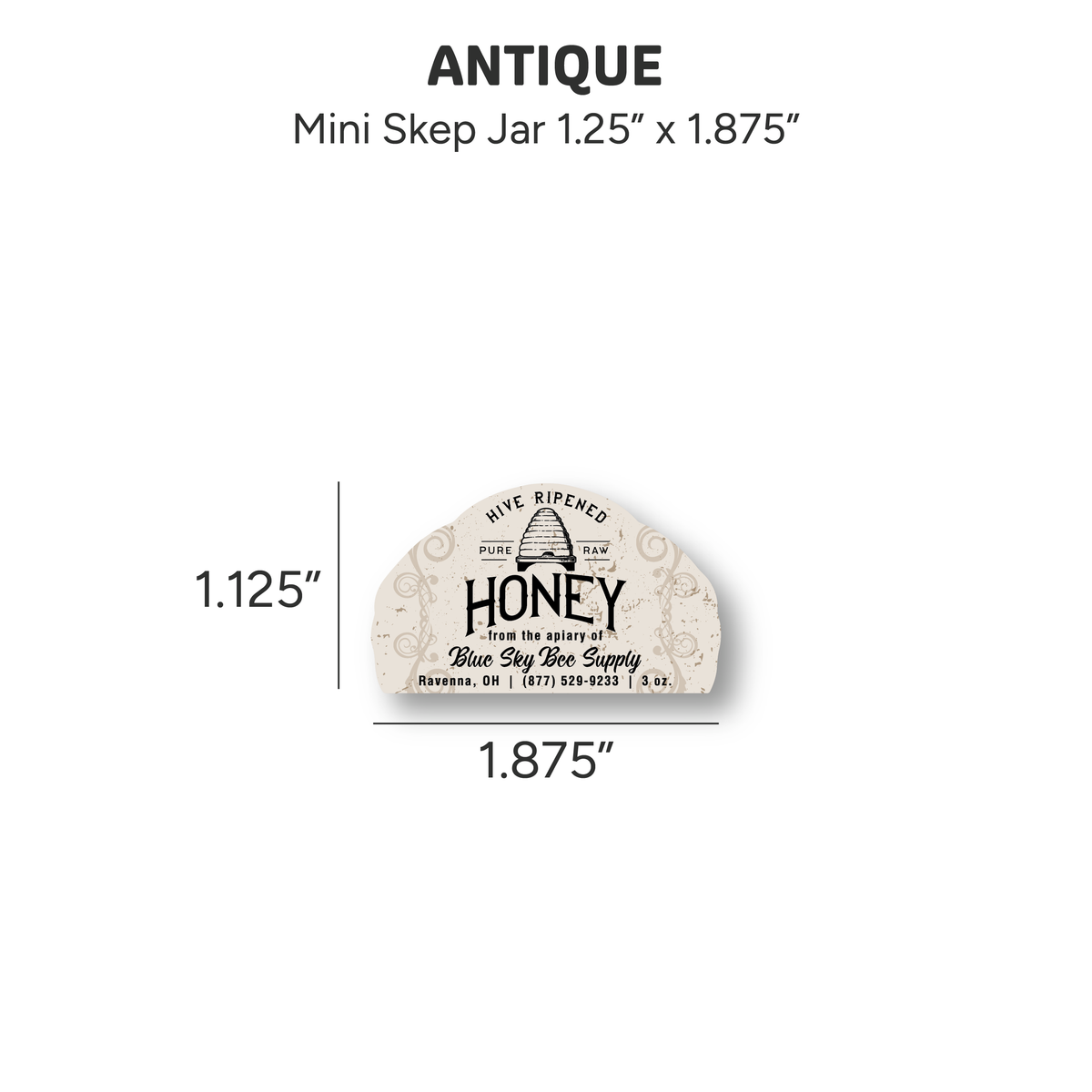 Antique - Customizable Label Design