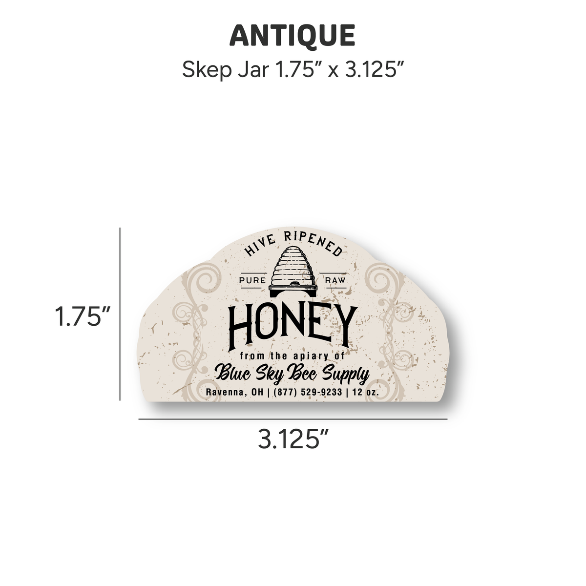 Antique - Customizable Label Design