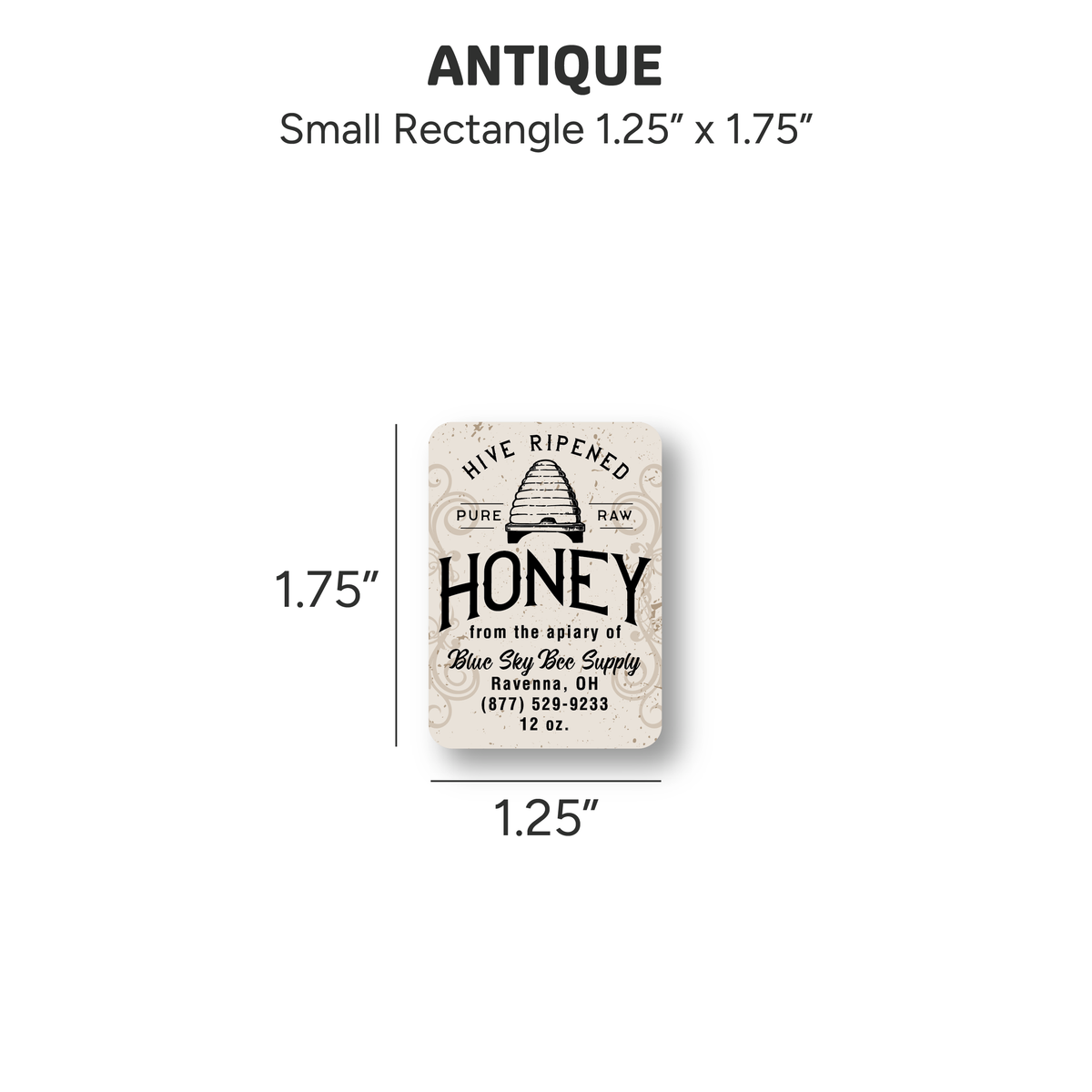 Antique - Customizable Label Design