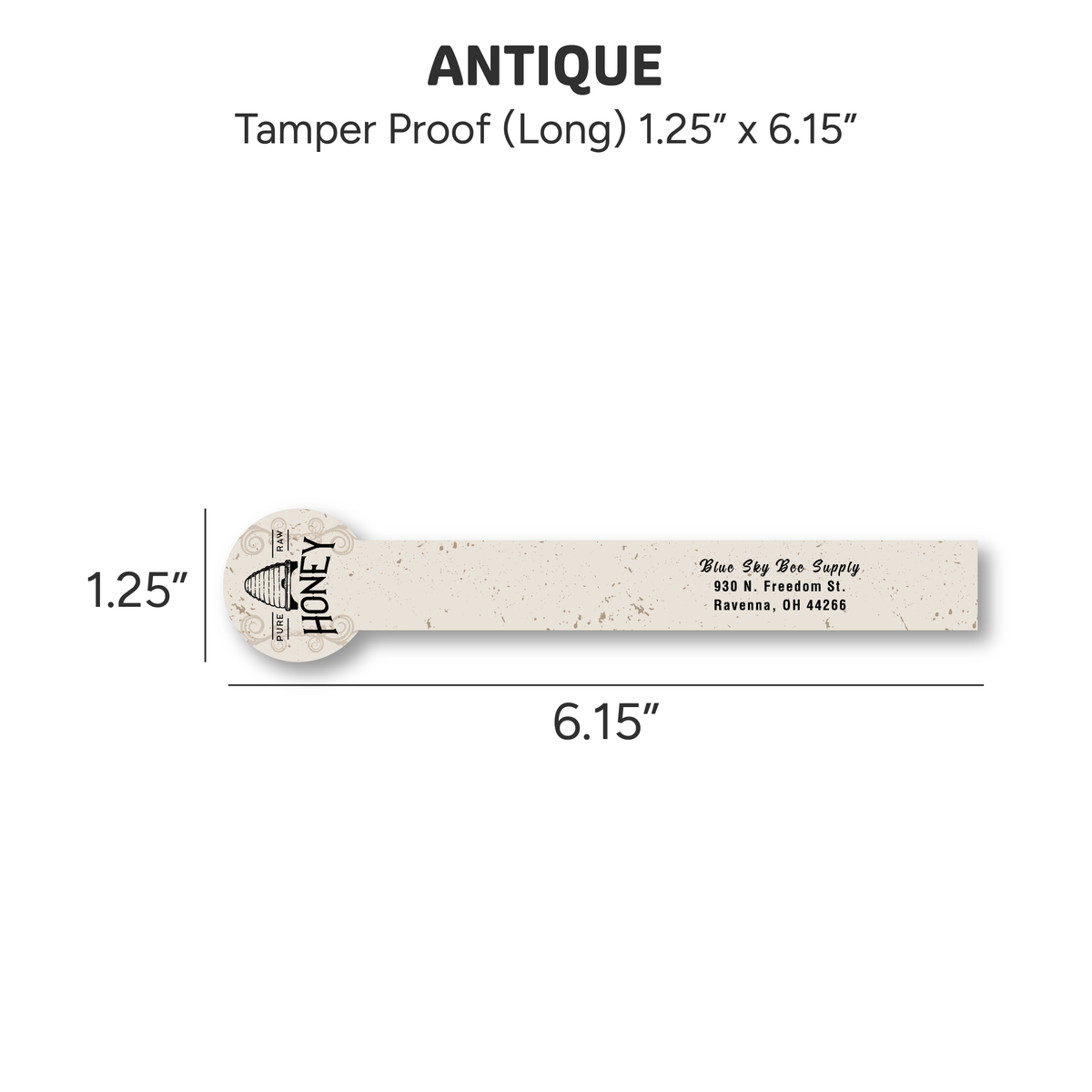 Antique - Customizable Label Design