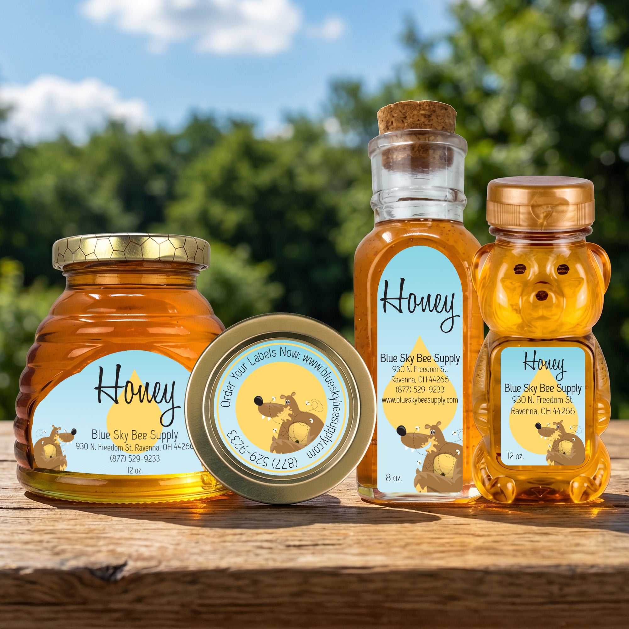 Bear - Customizable Label Design