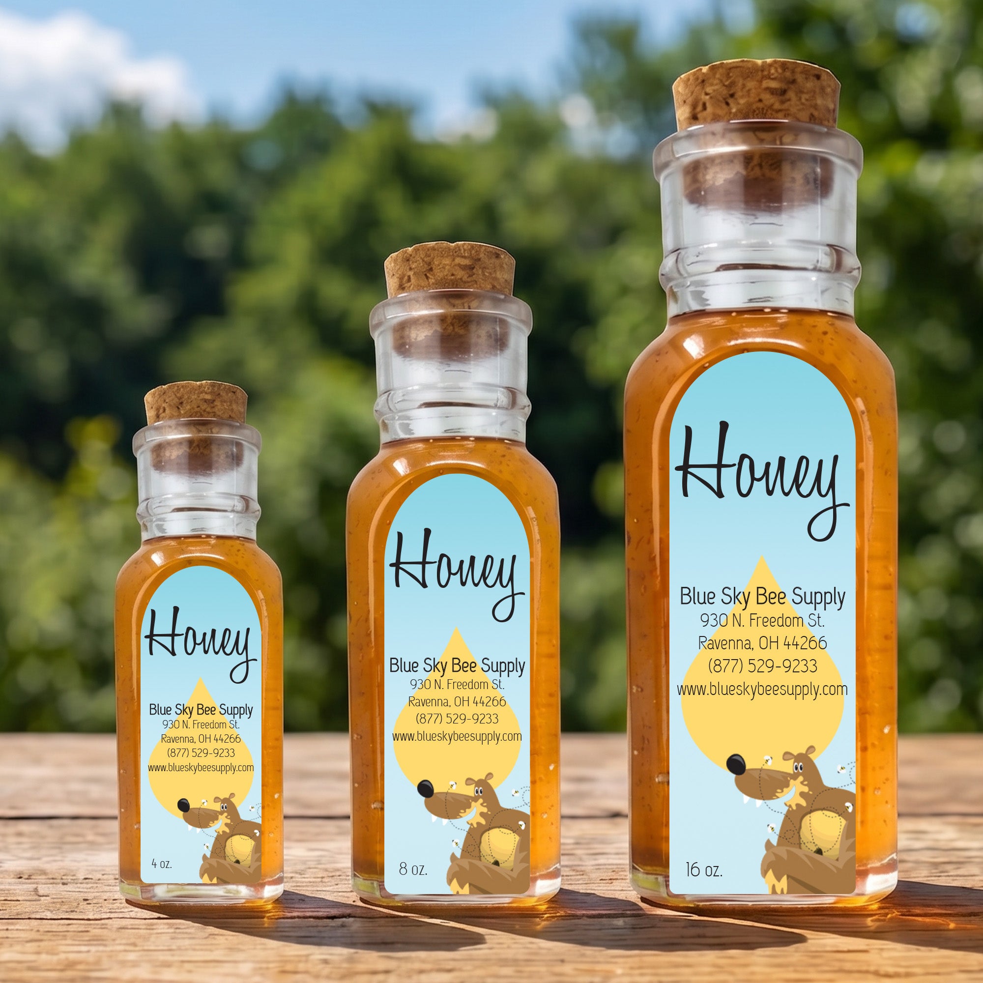 Bear - Customizable Muth Jar Labels