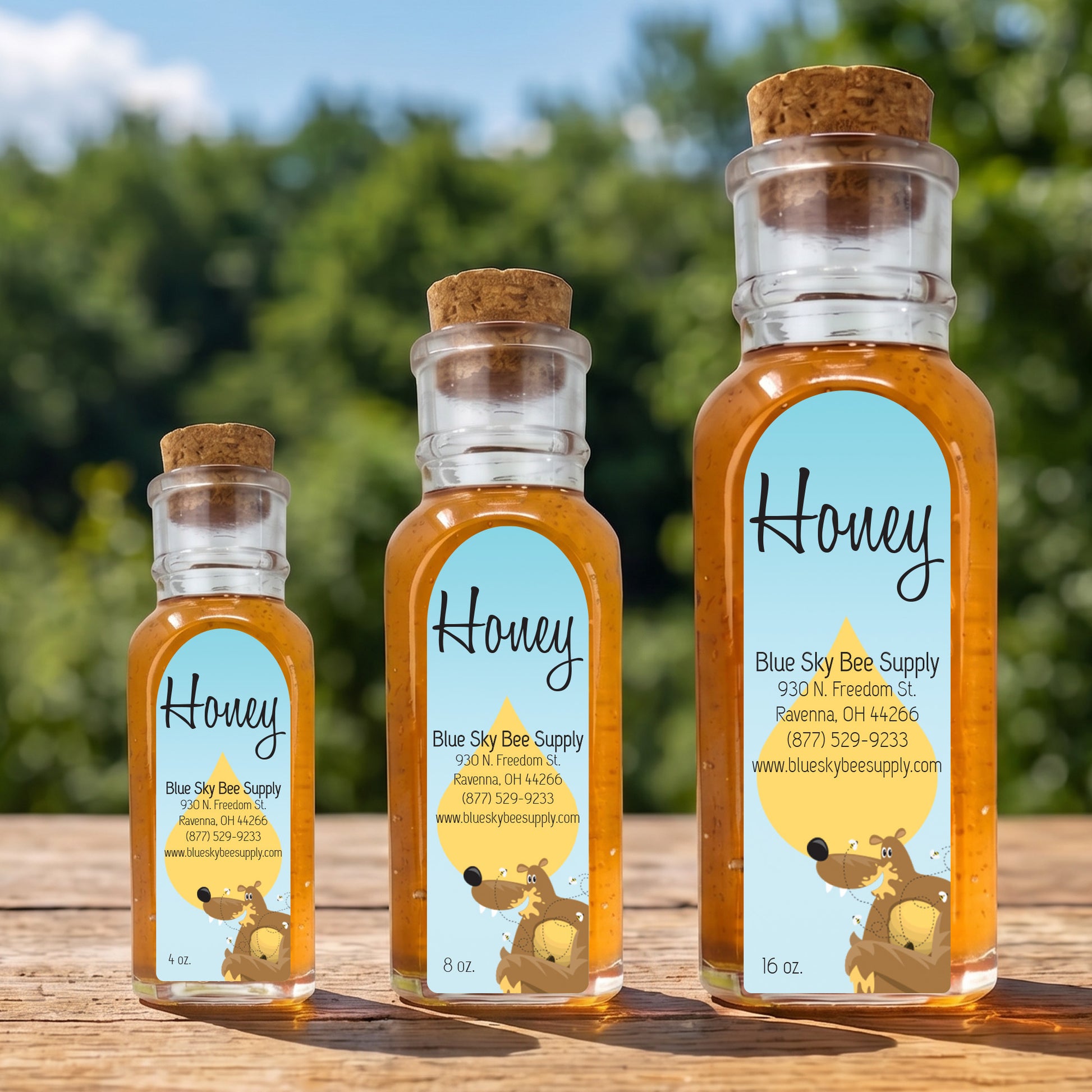 Bear - Customizable Muth Jar Labels