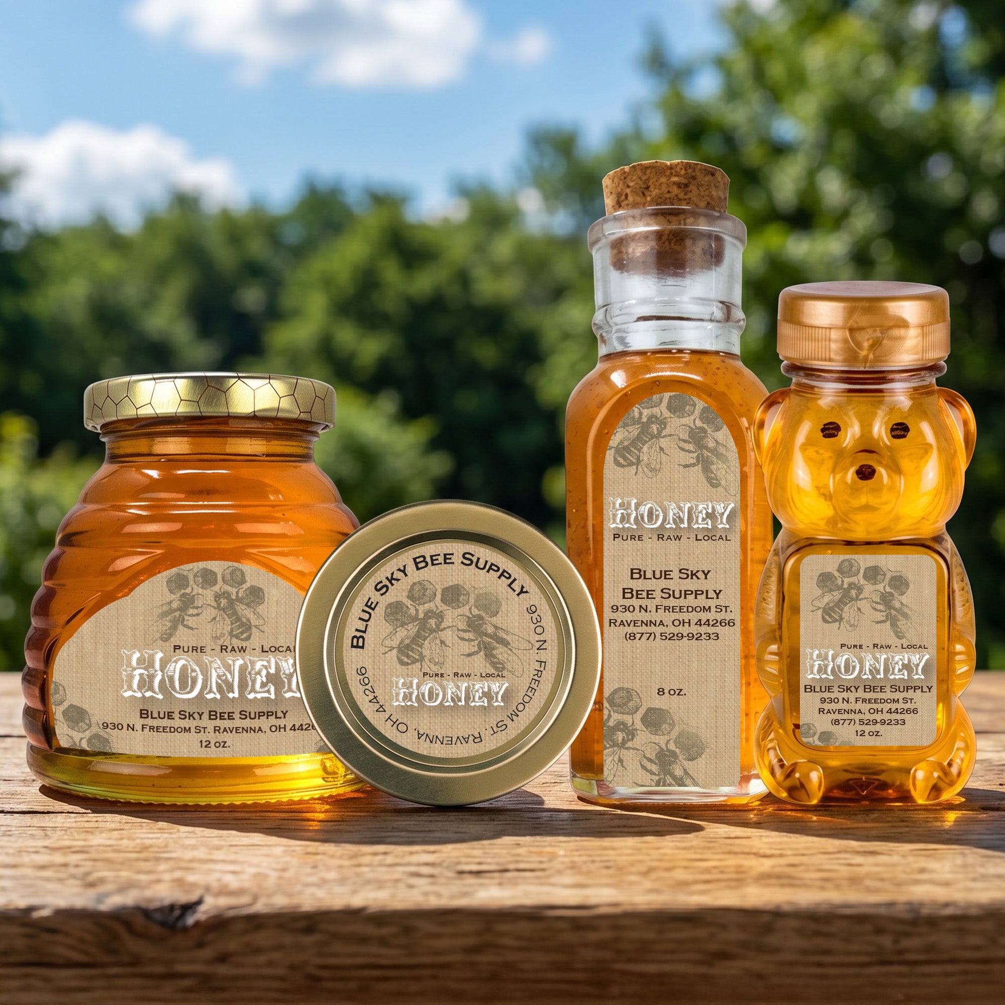 Bees & Burlap - Customizable Label Design