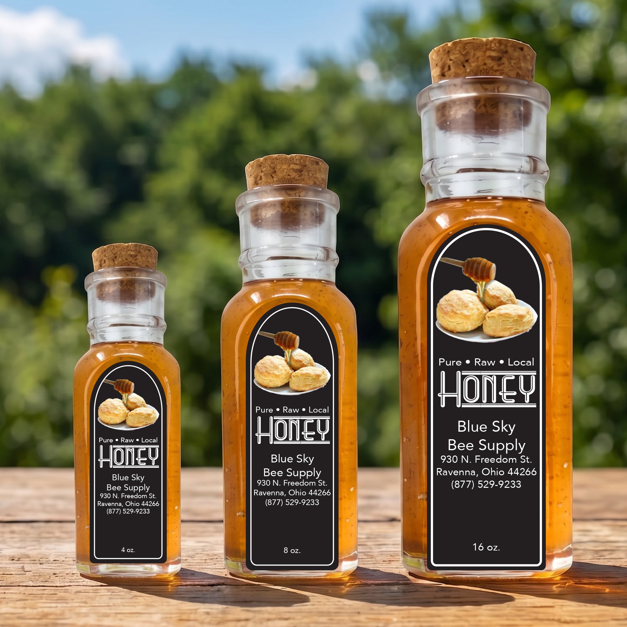Biscuits & Honey - Customizable Muth Jar Labels