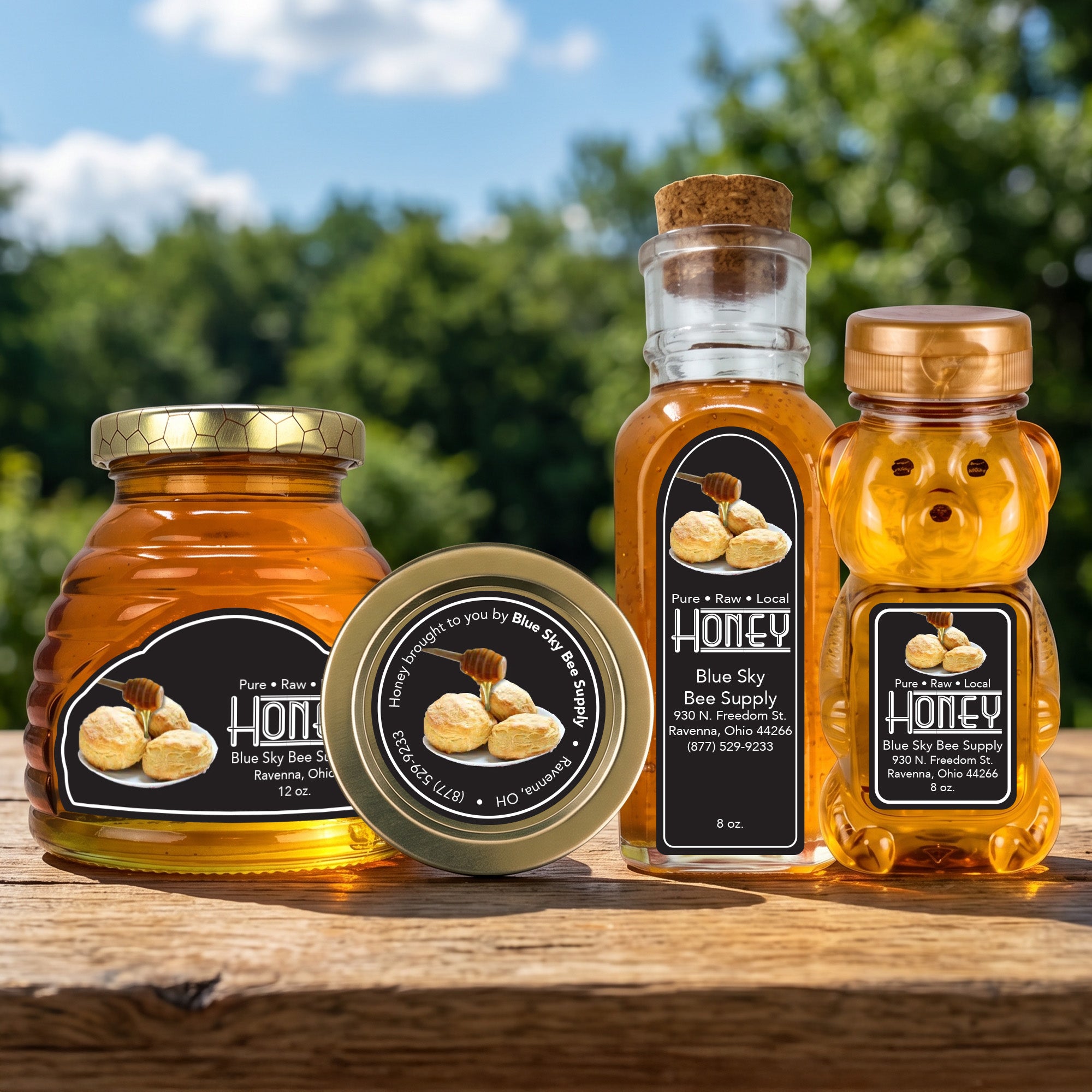 Biscuits & Honey - Customizable Label Design