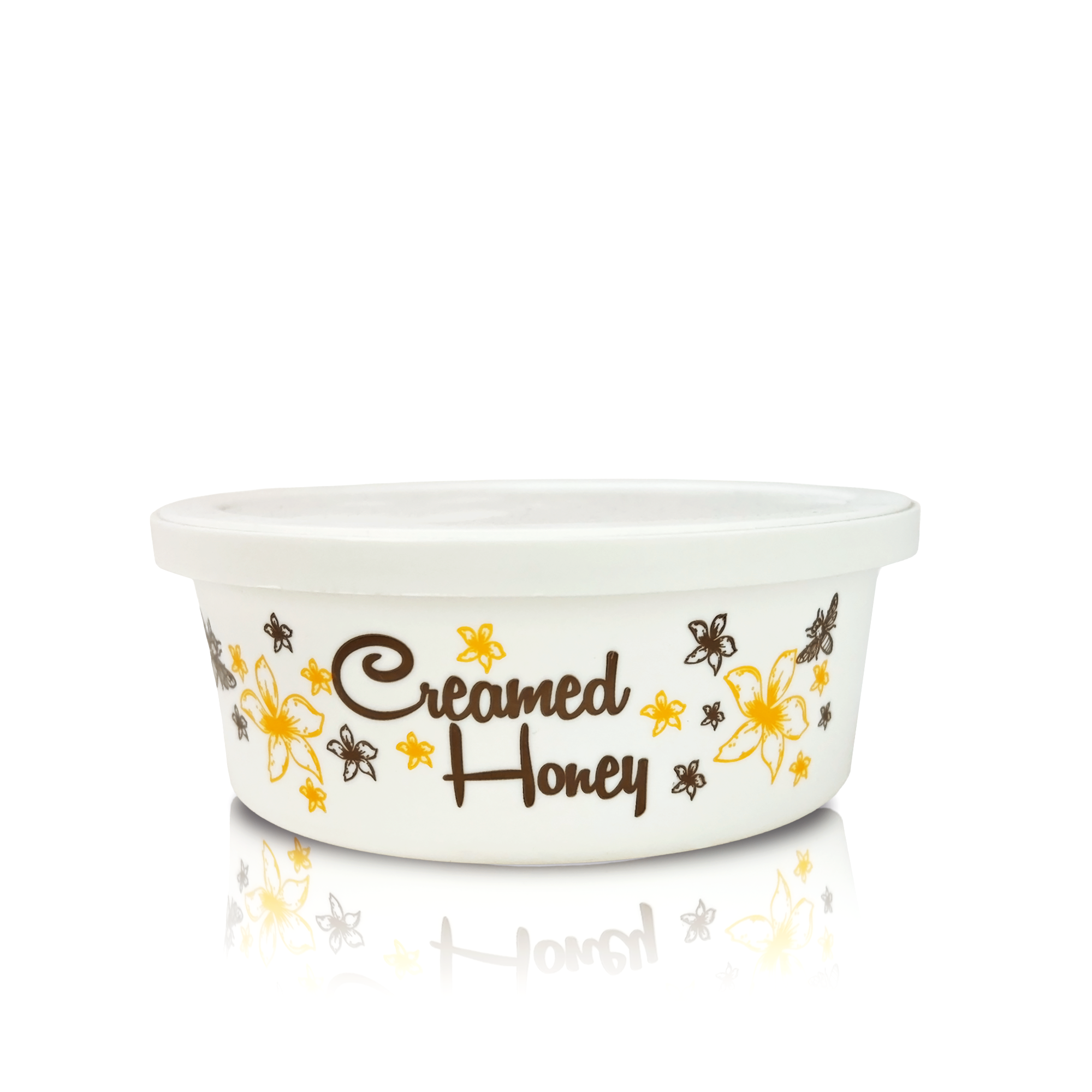 12 oz Creamed Honey Tubs (case of 100, 700 or 1,500) [CHT / CHT-12B]
