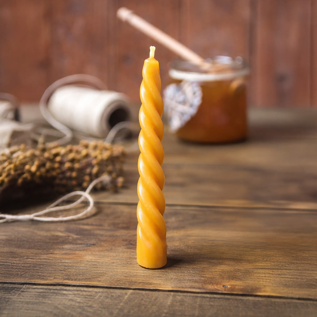 Curled Taper Candle Mold [F128]