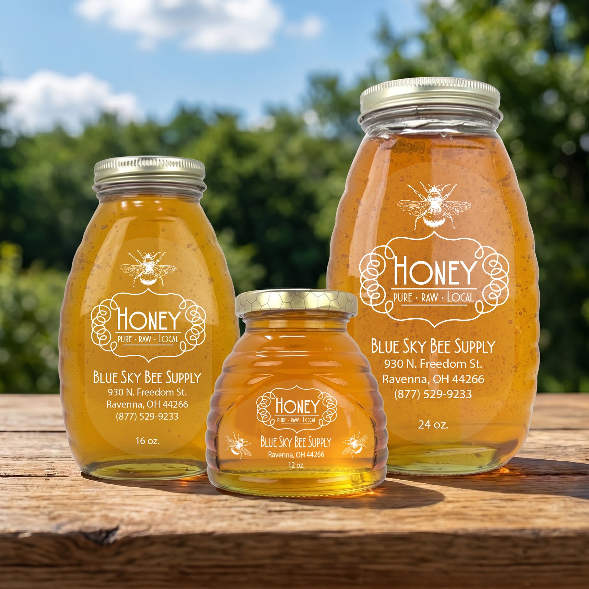 Deco - Customizable Clear Label Design