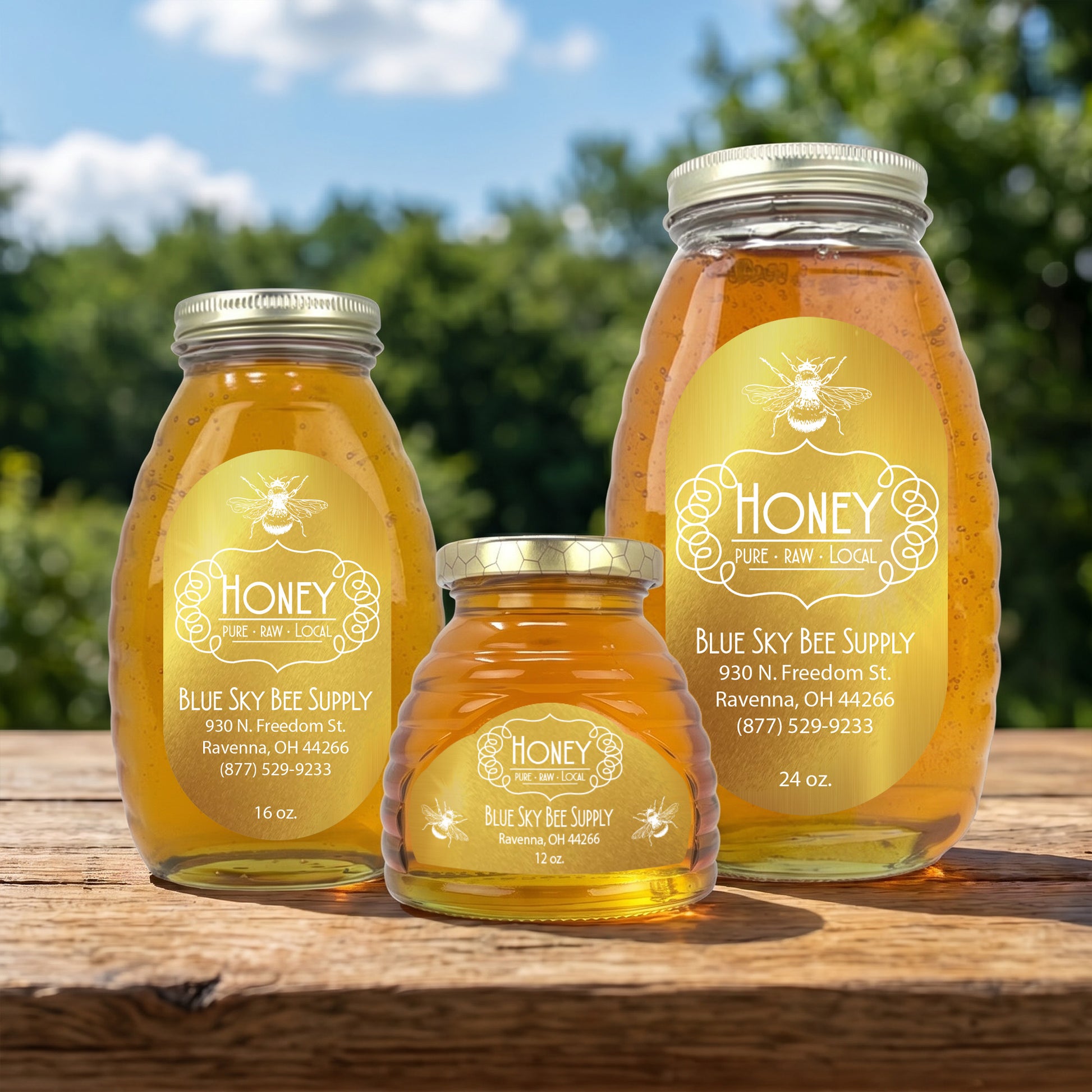 Deco - Customizable Gold Foil Label Design