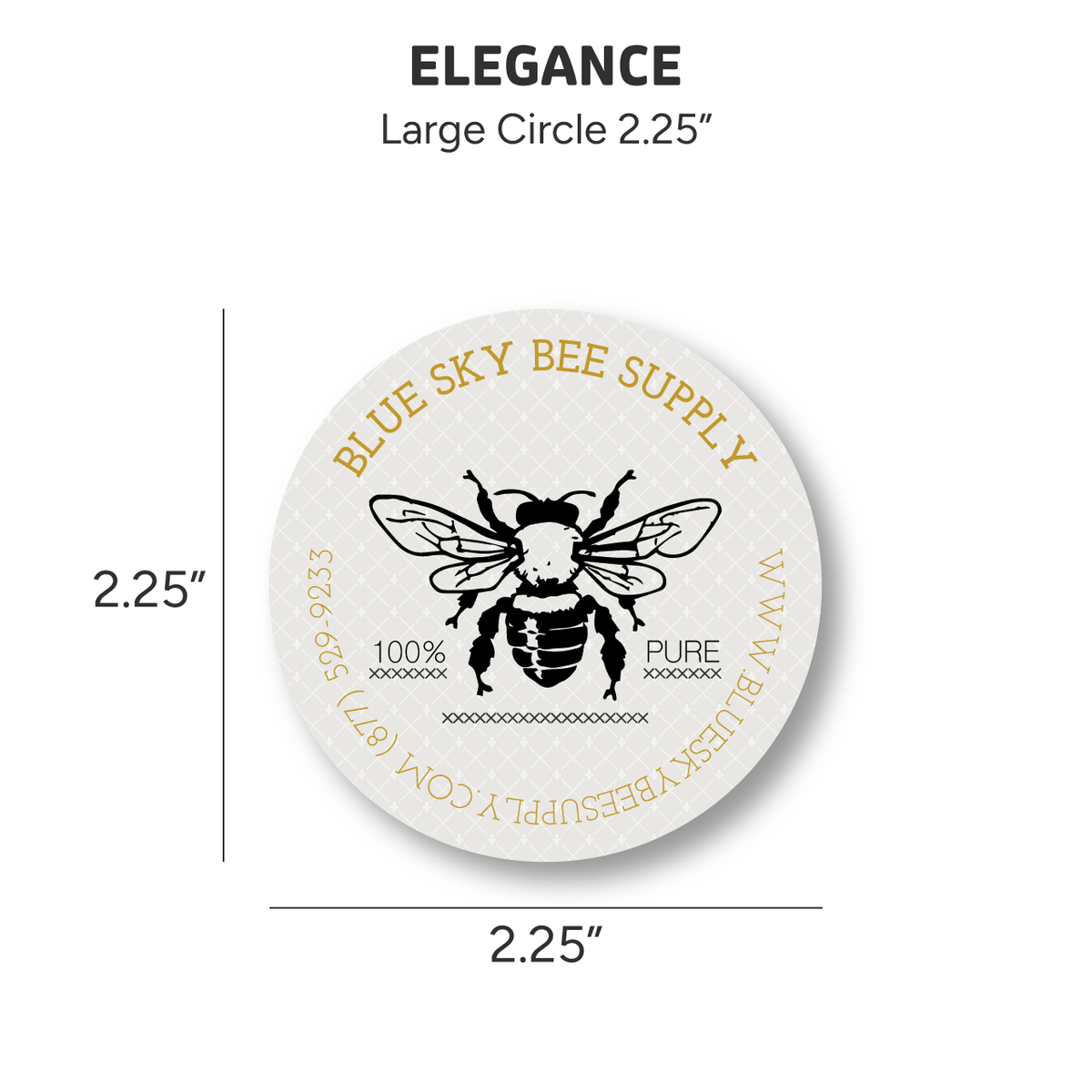 Elegance - Customizable Label Design