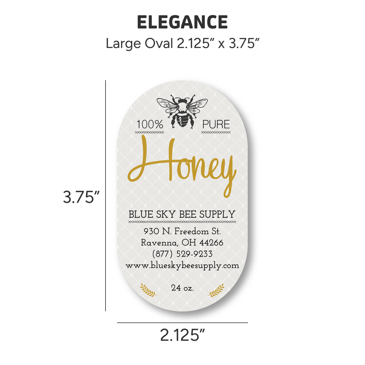 Elegance - Customizable Label Design