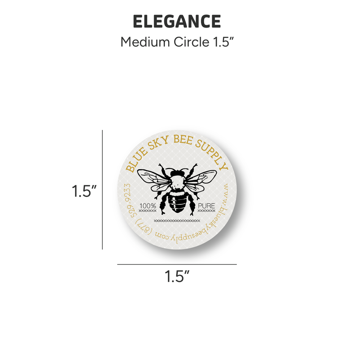 Elegance - Customizable Label Design
