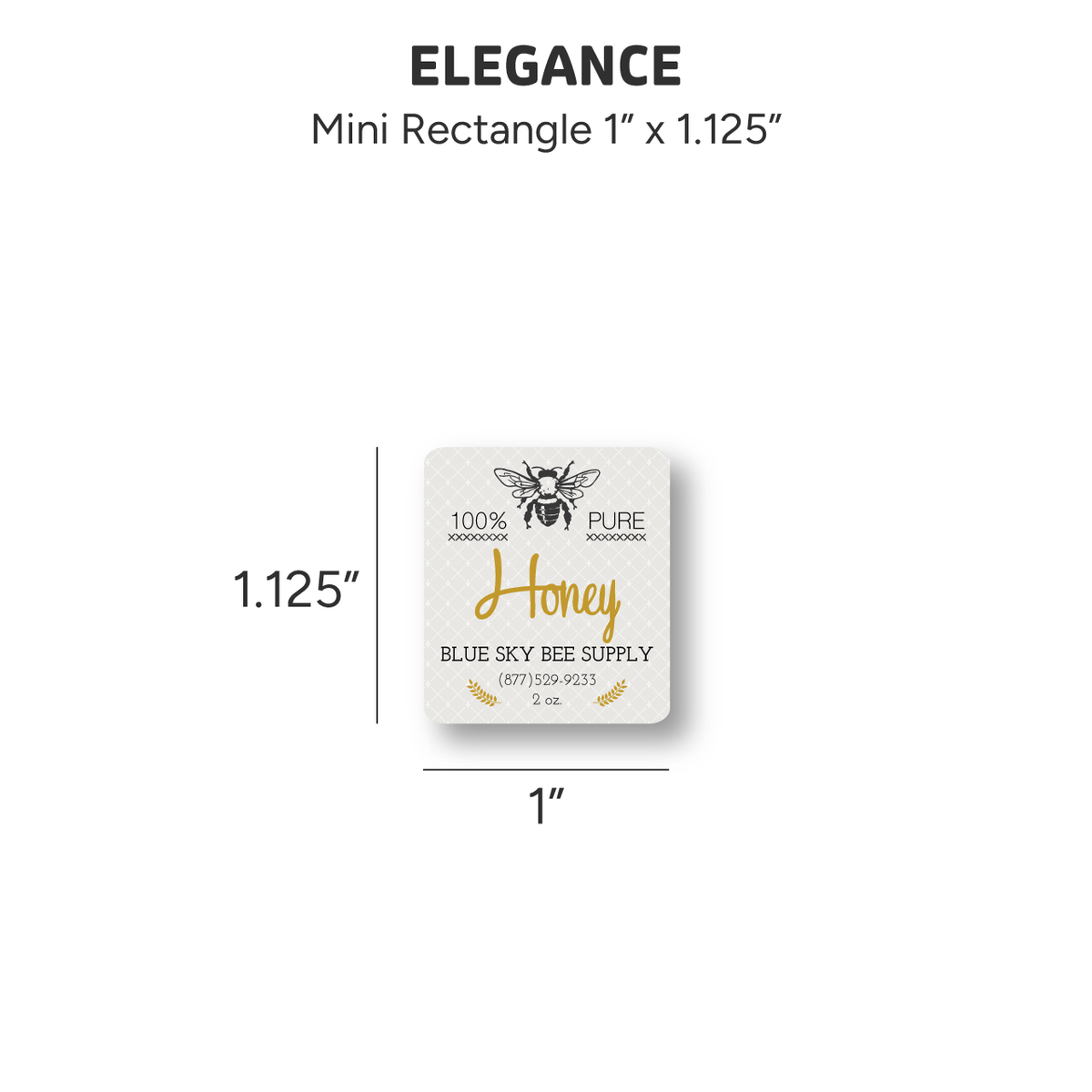 Elegance - Customizable Label Design